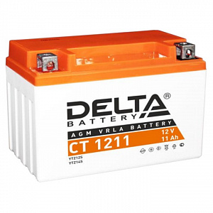 DELTA CT 1211 12V 11AH Стартерный Герметичный Свинцово Кислотный Аккумулятор Для Мототехники 