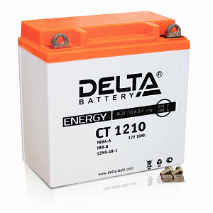 DELTA CT 1210 12V 10AH Стартерный Герметичный Свинцово Кислотный Аккумулятор Для Мототехники 
