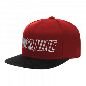 Бейсболка кепка 509 Five O Nine Flat Brim CVT Snapback с утеплителем, красная Racing Red, размер ONE SIZE, F090139000-000-103