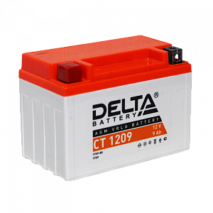 DELTA CT 1209 12V 9AH Стартерный Герметичный Свинцово Кислотный Аккумулятор Для Мототехники 