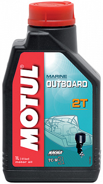 112750 Масло моторное минеральное MOTUL OUTBOARD 2T 1 литр 102788/113337