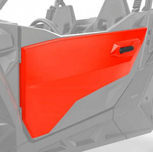 705015465 Декоративная вставка красная в правую дверь Sport для Maverick Trail, Maverick Sport, Maverick Sport MAX 715006217