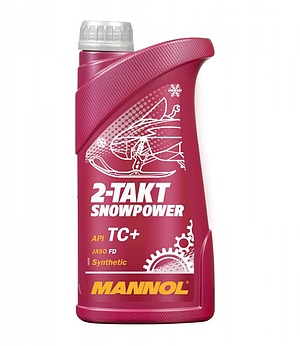 1430 Масло моторное синтетическое Mannol SNOWPOWER 2Т 1 литр