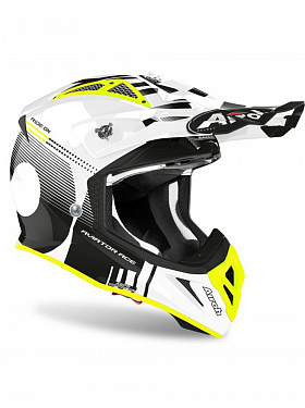 Шлем Airoh Aviator ACE NEMESI WHITE GLOSS размер M AI33A13ACENEC_M