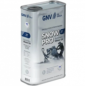 Моторное масло GNV SNOW PRO 2T синтетическое (метал. кан. 1 л)