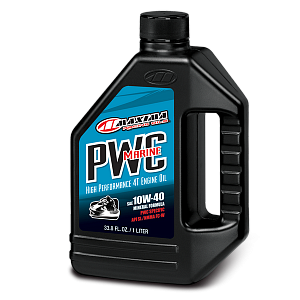 14901 MAXIMA RACING OILS Масло Моторное 4Т Четырехтактное Минеральное SAE 10W-40 PWC Marine 1 Литр