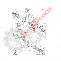 8H8-11432-01-00 Кривошип шатуна для снегоходов Yamaha VK540 1980-2021" 8H8-11432-01-00 - фото товара BoonDocker