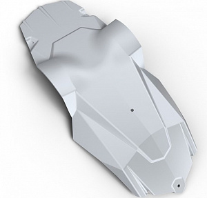 2880384-133 Защита днища Extreme белая для снегоходов Polaris AXYS 2880384-070/2880384-293/2880384-630/2880384-647/2880384-619