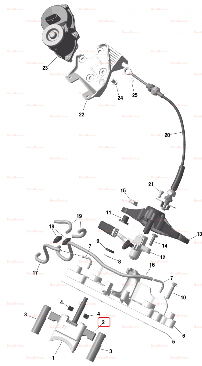 420954054 Лопатка RAVE-клапанов к 420954051 для снегоходов Ski-Doo Rotax 850 E-TEC 420954058/420954057 - фото товара BoonDocker