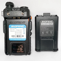 Радиостанция рация черная Baofeng UV-5R 5W - фото товара BoonDocker
