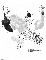 420835053 Шестеня маслянного насоса 22 зуба для снегоходов Ski-Doo Rotax 1200 4-TEC 420835051 - фото товара BoonDocker