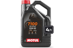 112886 Масло моторное синтетическое для квадроциклов MOTUL 7100 SAE 10W50 4 литра 112886