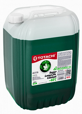 Антифриз TOTACHI SUPER LONG LIFE COOLANT зеленый -40°C 20 литров