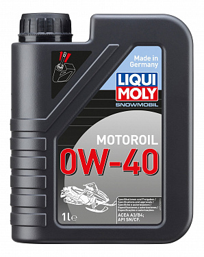 7520 Масло моторное cинтетическое для снегоходов Liqui Moly Snowmobil 4T Motoroil 0W40 1 литр