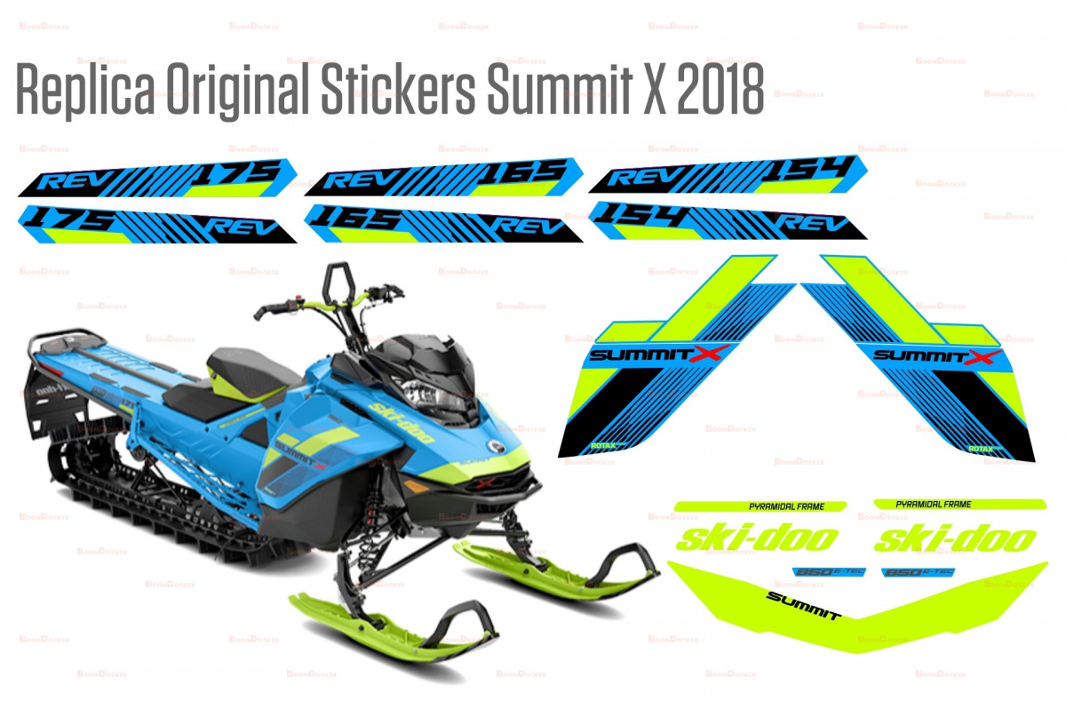 Реплика оригинальных наклеек Summit X 2018 - фото товара BoonDocker