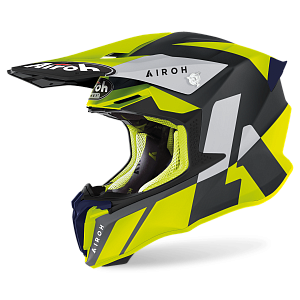 Шлем Airoh Twist 2.0 LIFT YELLOW/BLUE MATT размер M AI34A13TW2F(C_M