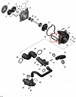 420431290 Прокладка водяного насоса помпы для снегоходов Ski-Doo Rotax 1200 4-TEC 420431290 - фото товара BoonDocker
