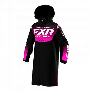 220230-1090 Пальто FXR Warm-Up Black/Fuchsia с утеплителем 