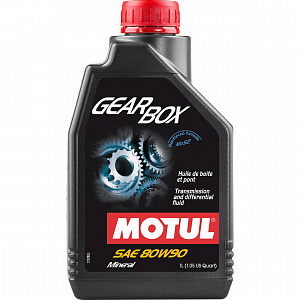 105787 Масло трансмиссионное минеральное для квадроциклов MOTUL GEARBOX 80W90 1 литр