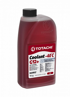 Антифриз TOTACHI SUPER NIRO COOLANT G12+ красный -40°C 1 литр