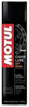 111650 Смазка цепи спрей MOTUL C3 CHAIN LUBE OFF ROAD 400 ml 102982