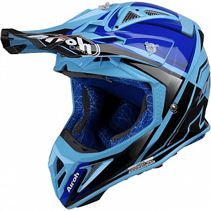 Шлем Airoh Aviator 2.2 CHECK Blue av22c18